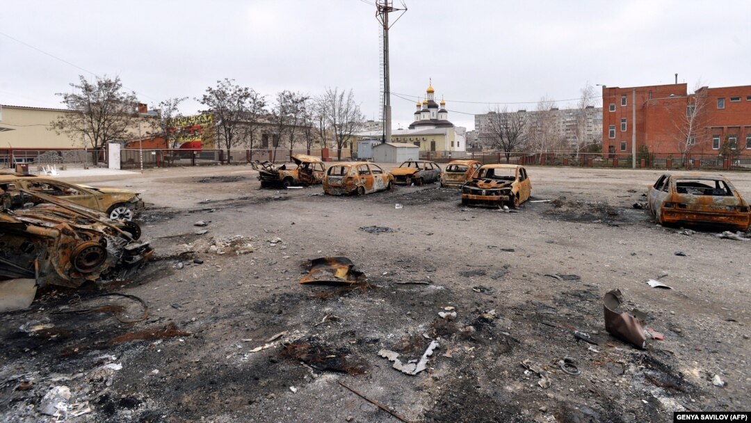 Маріуполь після обстрілу 25 лютого 2015 року