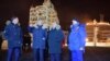 Президент России Владимир Путин, министр энергетики Александр Новак и глава правления "Новатэка" Леонид Михельсон на Ямале
