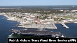 The U.S. Naval Air Station in Pensacola, Florida, where the deadly shooting incident occurred. (file photo)
