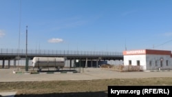 Закрытая АЗС «Атан» в Керчи, Крым, 14 марта 2021 года