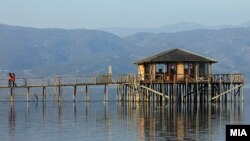 Архивска фотографија: Мирно крајбрежје во Дојран