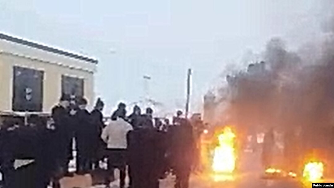 Ижтимоий тармоқларда тарқалган видеодан скриншот.