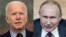 Джо Байден и Владимир Путин (коллаж)