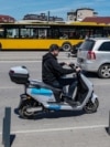 Kosovo: Eco transportation in Prishtina - Kosovo use only