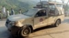 A police vehicle escorting foreign diplomats hit a land mine in Swat, in northwest Pakistan, on September 22, killing one officer.