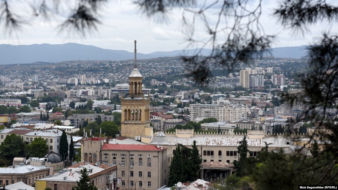 A view of the Georgian capital, Tbilisi, where many Russian dissidents have now found a home. (file photo)