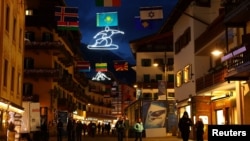 Қысқы олимпиада өтетін Кортина қаласының көшесі. 2 ақпан 2026 жыл.