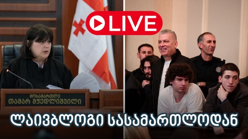 8 დემონსტრანტის საქმე - ლაივბლოგი (07/08/2025)