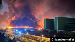 Heavy air strikes targated Tehran's Mehrabad Airport early on March 7, among other Iranian sites.