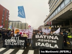 Protestna šetnja povodom godišnjice napada na studente Fakulteta dramskih umetnosti, 22. novembar 2025.