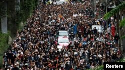 Protest u Bangkoku 17 oktobra 2020.