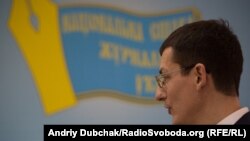 Старшыня Нацыянальнага саюзу журналістаў Украіны Сяргей Таміленка 