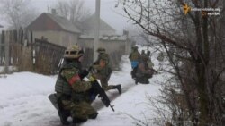 Українські військові провели рейд проти бойовиків в селі Горіхове і підірвали колію