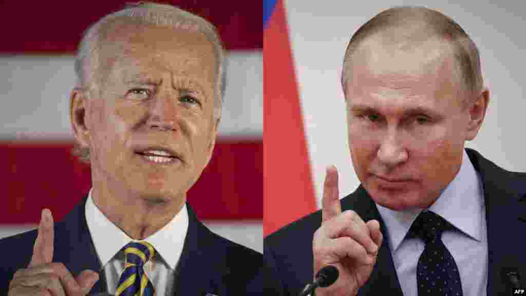 Joe Biden și Vladimir Putin. Geneva, Elveția, miercuri, 16 iunie 2021 Acest summit are loc într-un moment în care relațiile dintre cele două țări sunt în cel mai critic punct de după încheierea Războiului Rece. În ultimul an, SUA au impus sancțiuni împotriva unor oficiali și oameni de afaceri americani pentru o lungă listă de acuzații: intervenția în alegerile din 2016, atacurile asupra activiștilor și jurnaliștilor din Rusia, otrăvirea opozantului lui Putin, Alexei Navalnîi, atacuri cibernetice (inclusiv împotriva unor instituții ale Statelor Unite), tensiunile de la granița Ucrainei. La rândul ei, Rusia acuză Washington-ul de intervenție în politica sa internă și de punerea în pericol a stabilității internaționale.