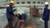 Armenia -- A construction site in Yerevan.