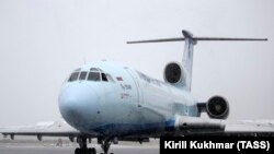 "ТУ-154" учагы, иллюстрациялык сүрөт.