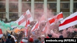 Protesta në Minsk.