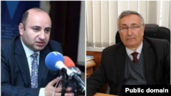 Սահմանադրագետ Վարդան Այվազյան, պատմաբան Էդիկ Մինասյան 