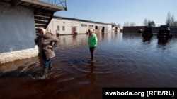 Паводка на Палесьсі. Архіўнае фота