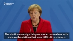 Merkel Says Parts Of U.S. Campaign Were Hard To Stomach