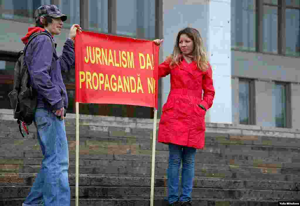 Demonstraţie pentru libertatea presei