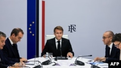 Նախագահ Էմանյուել Մակրոնի գլխավորությամբ կառավարությունն արտահերթ նիստ է անում, 19-ը հոկտեմբերի, 2026թ. Փարիզ, Ֆրանսիա 