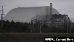 Саркафаг на Чарнобыльскай АЭС