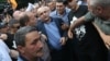 Armenia - Samvel Babayan, a retired army general, is greeted by supporters in Yerevan after being released from prison, 15 June 2018.