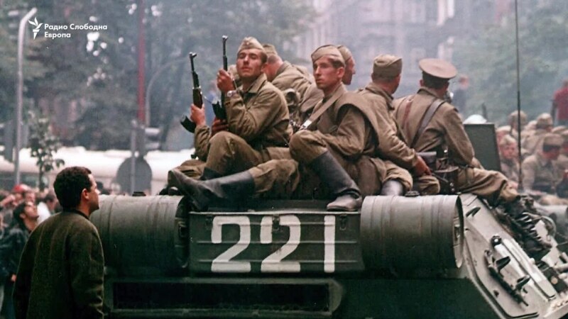Советската инвазија врз Чехословачка: паника и револт