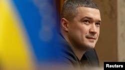 Михаил Федоров в правительственной ложе во время заседания Верховной Рады