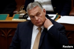 Віктор Орбан на засіданні угорського парламенту. 26 вересня 2022 року