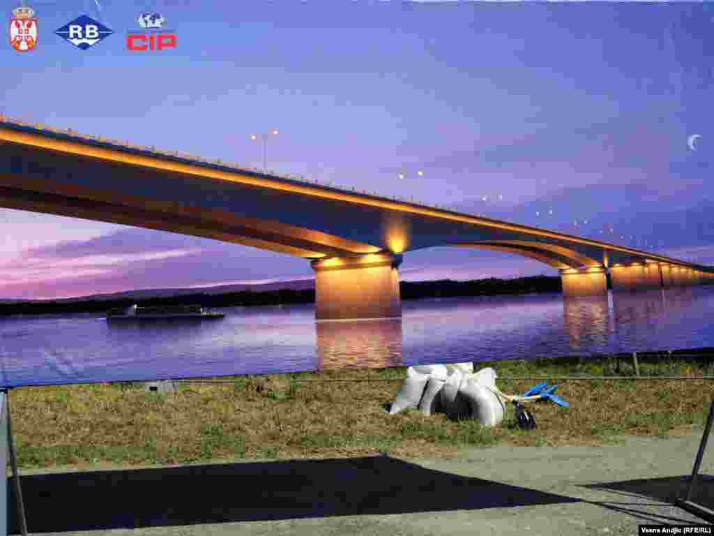 Izgradnja mosta trebalo bi da počne u aprilu 2011. FOTO: VESNA ANĐIĆ