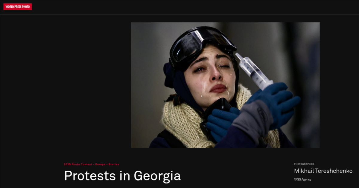 World Press Photo-მ მიწვევა გაუუქმა რუსული სამთავრობო TASS-ის ფოტოგრაფს, რომელმაც კონკურსში საქართველოში გადაღებული ფოტოთი გაიმარჯვა