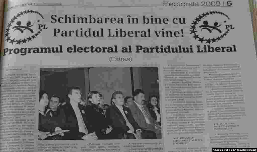 &quot;Jurnal de Chişinău&quot;, 20 februarie 2009