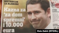 Naslovnica 'Večernjeg lista' o novom austrijskom zakonu protiv ekstremističkih simbola