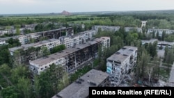 Покровск, разрушенный в ходе многомесячных боев