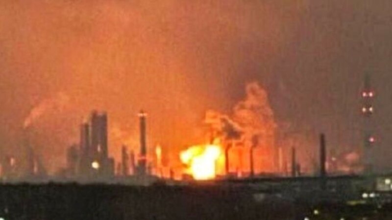 კრასნოდარის მხარეში ნავთობგადამამუშავებელ ქარხანას დრონებით შეუტიეს