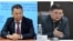 Өмүрбек Суваналиев менен Сыймык Жапыкеев. Коллаж.