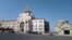 Nagorno-Karabakh -- The parliament building in Stepanakert, September 7, 2018.