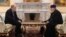 Armenia - Former President Levon Ter Petrosyan meets Catholicos of All Armenians Garegin II, Echmiadzin, June 7, 2026. 
