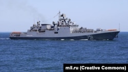 Архівне фото. Російський фрегат «Адмірал Ессен», 2016 рік