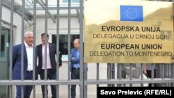 Lideri DF-a Andrija Mandić, Nebojša Medojević i Milan Knežević još u julu su bili na razgovoru u Delegaciji EU u Crnoj Gori