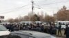 Armenia - Minibus drivers protest against higher fuel prices in Yerevan, 16Jan2018. 