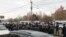 Armenia - Minibus drivers protest against higher fuel prices in Yerevan, 16Jan2018. 