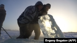 Akcija sakupljanja leda u Jakuti