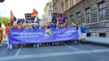 Bosnia and Herzegovina -- LGBT pride in Sarajevo, August 14, 2021.