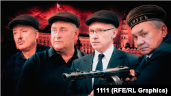 Коллаж: Гиркин, Калашников, Кириенко и Шойгу
