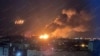 Fires in the premises of Lukoil oil refinery in Volgograd after Ukrainian drones strike on the night of Aug. 14th