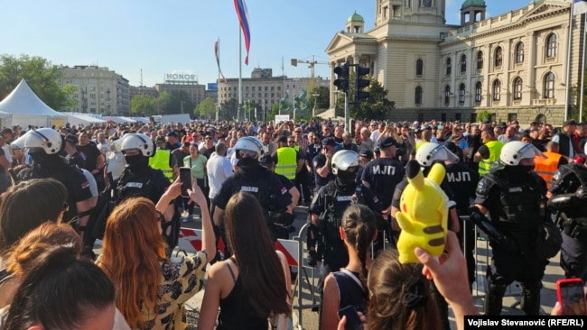 Protest u Beogradu, 1. maja 2025.