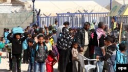 آوارگان سوری در مرز اردن